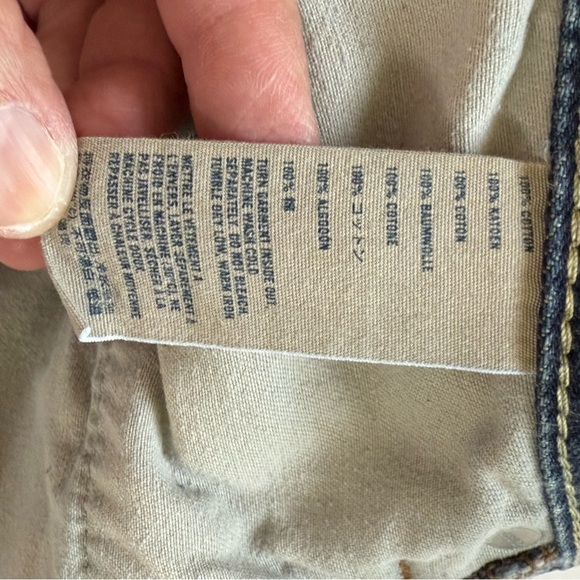 Abercrombie & Fitch boys blue jean boys size 12 slim  button fly prewashed - Picture 9 of 9